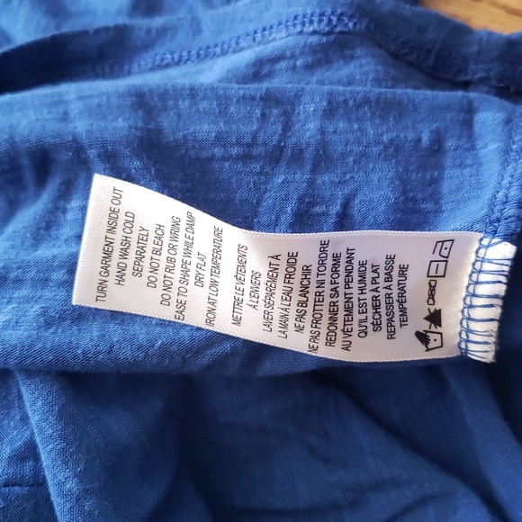 (L) Ricki's Solid Color Casual Soft Loose Peasant Bohi Vibes Vacation Travel - Picture 6 of 8